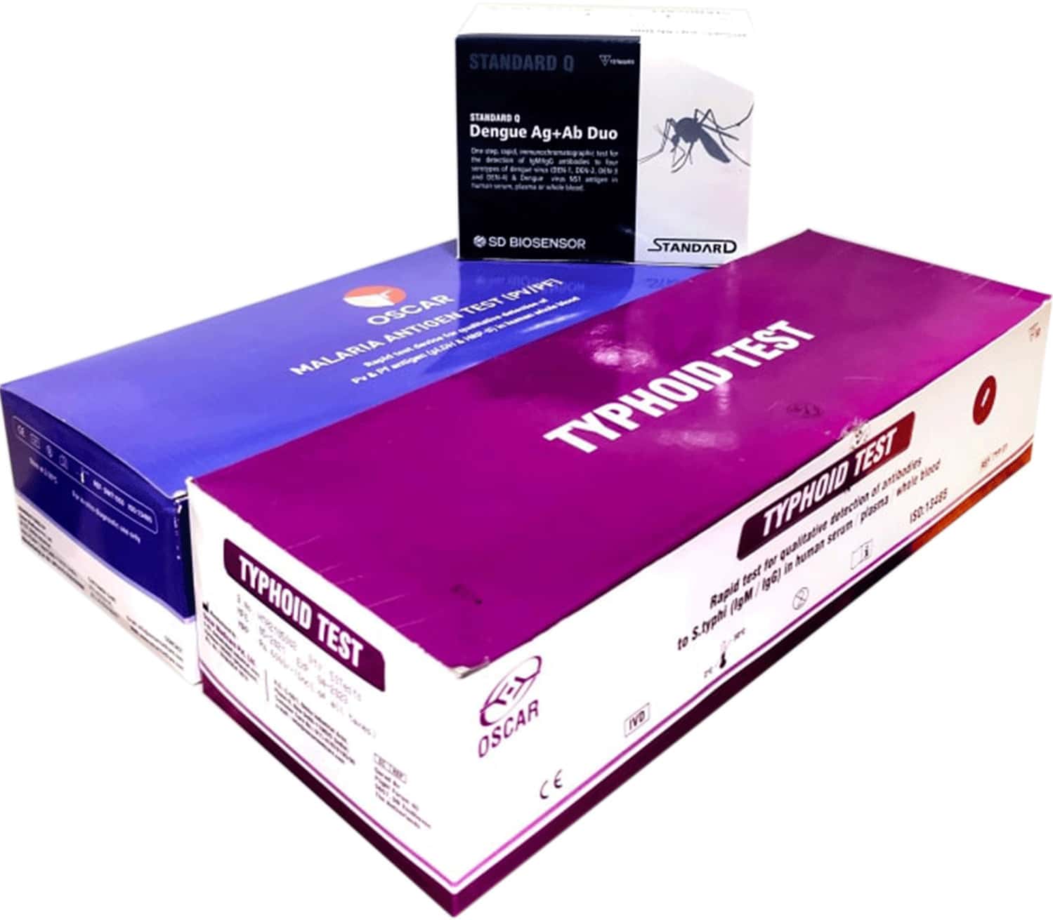 Oscar Fever Profile - Dengue Duo Typhoid Malaria Kit | Pack Of 150 Tests