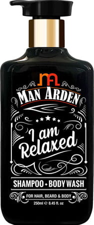 Man Arden Relaxing Combo Relaxed Shampoo - Body Wash 250Ml + Beard & Face Wash 100Ml