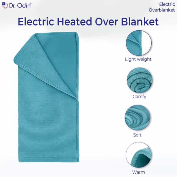 Dr. Odin Ohp103 Electric Over Blanket 160W With 9 Heat And 9 Timer Settings | Large Size 180X160cm