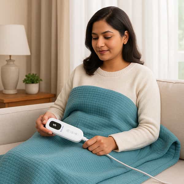 Dr. Odin Ohp103 Electric Over Blanket 160W With 9 Heat And 9 Timer Settings | Large Size 180X160cm