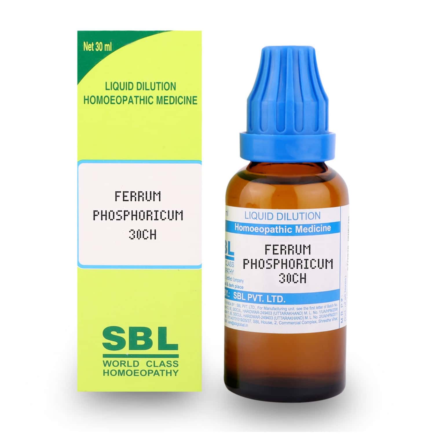 Sbl Ferrum Phosphoricum Dilution 30 Ch 30 Ml