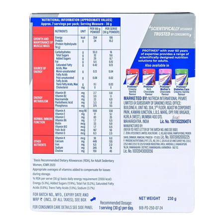 Protinex Original Protein Rich Nutritional Beverage Mix 230gm Box