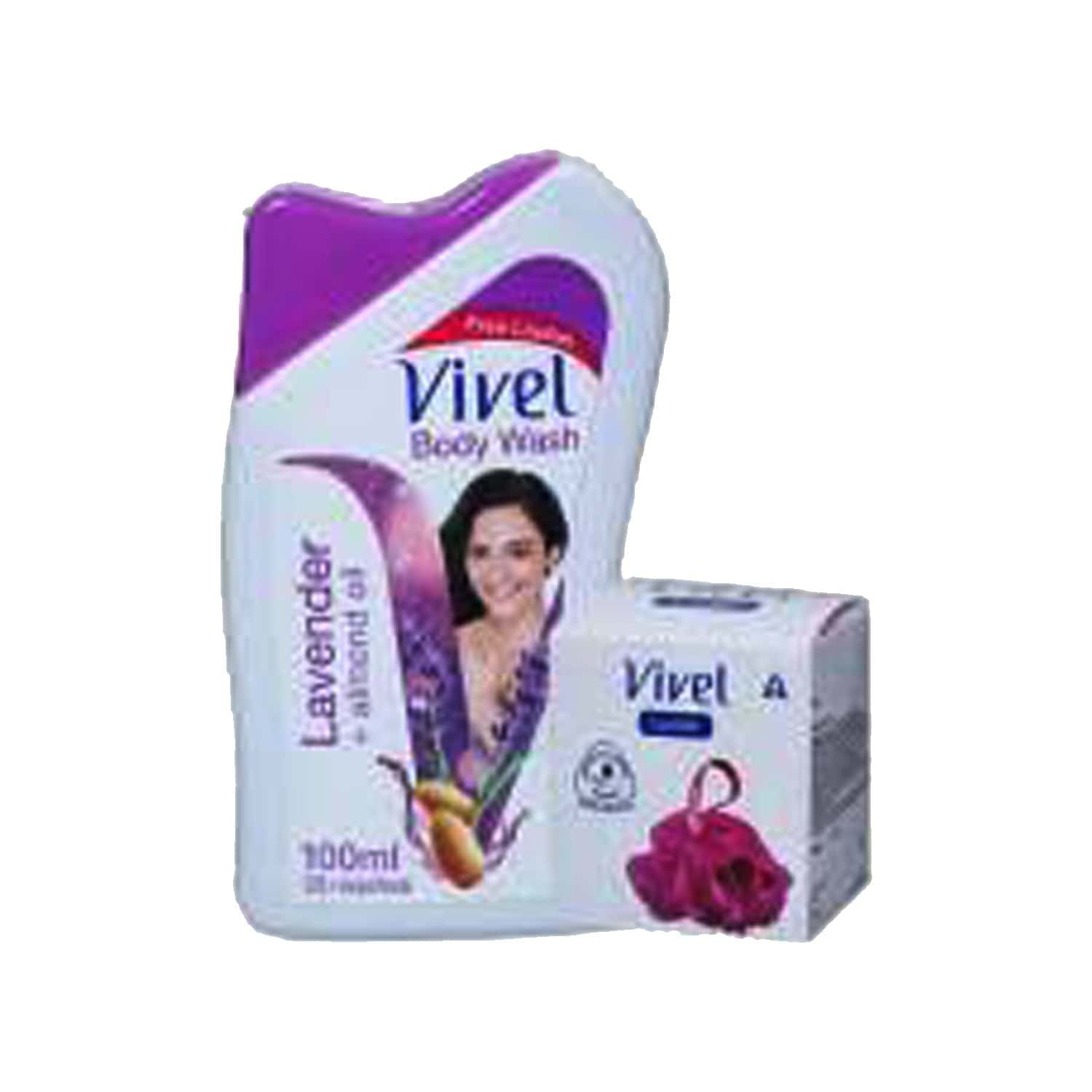 Buy VIVEL LAVENDER AND ALMOND OIL BODY WASH BOTTLE OF 200 ML Online