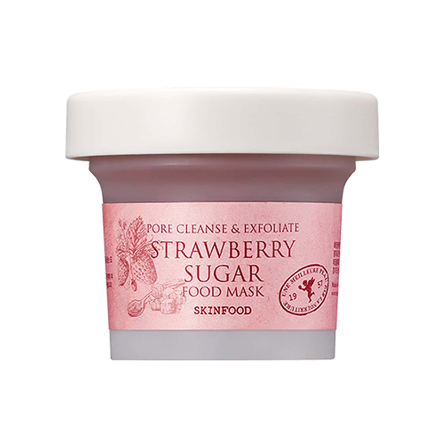 Skinfood Strawberry Sugar Food Mask - Korean Face Cleanser - Korean Skincare - 120g