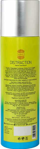 Ajmal Distraction & Persuade For Unisex & Raindrops Femme For Women Deodorants Combo Pack Of 3