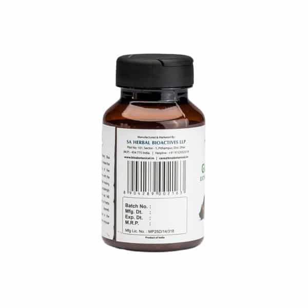 Bixa Botanical Guggul Extract 60 Veg Capsules (450Mg) 2.5% Guggulsterones-Improve Blood Circulation