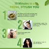Nisha Quick Color 10 Minute Henna Based Hair Colour Natural Black 60G | No Ammonia | 100% Coverage