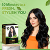 Nisha Quick Color 10 Minute Henna Based Hair Colour Natural Black 60G | No Ammonia | 100% Coverage