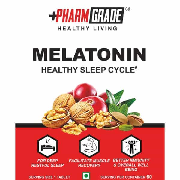 Pharmgrade Healthy Living Melatonin 60Tabs Red Series
