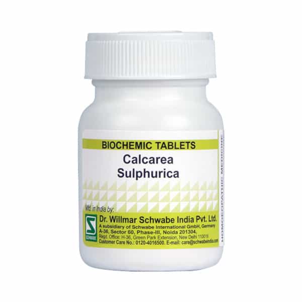 Dr. Willmar Schwabe India Calcarea Sulphurica 6X 20Gm