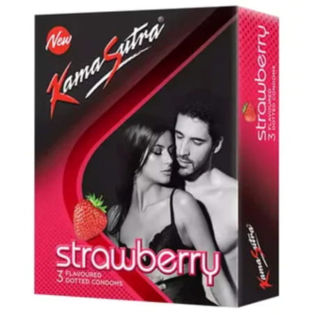 Kamasutra Strawberry Condom 3 No'S