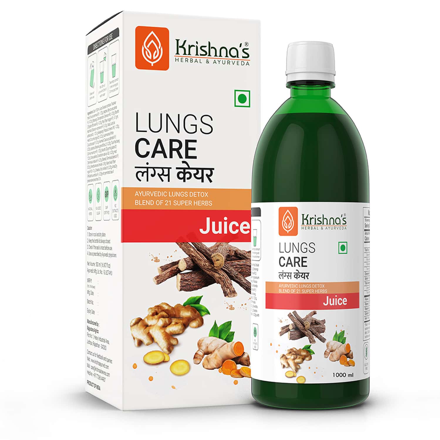 Krishna's Lungs Care Juice 1000 Ml