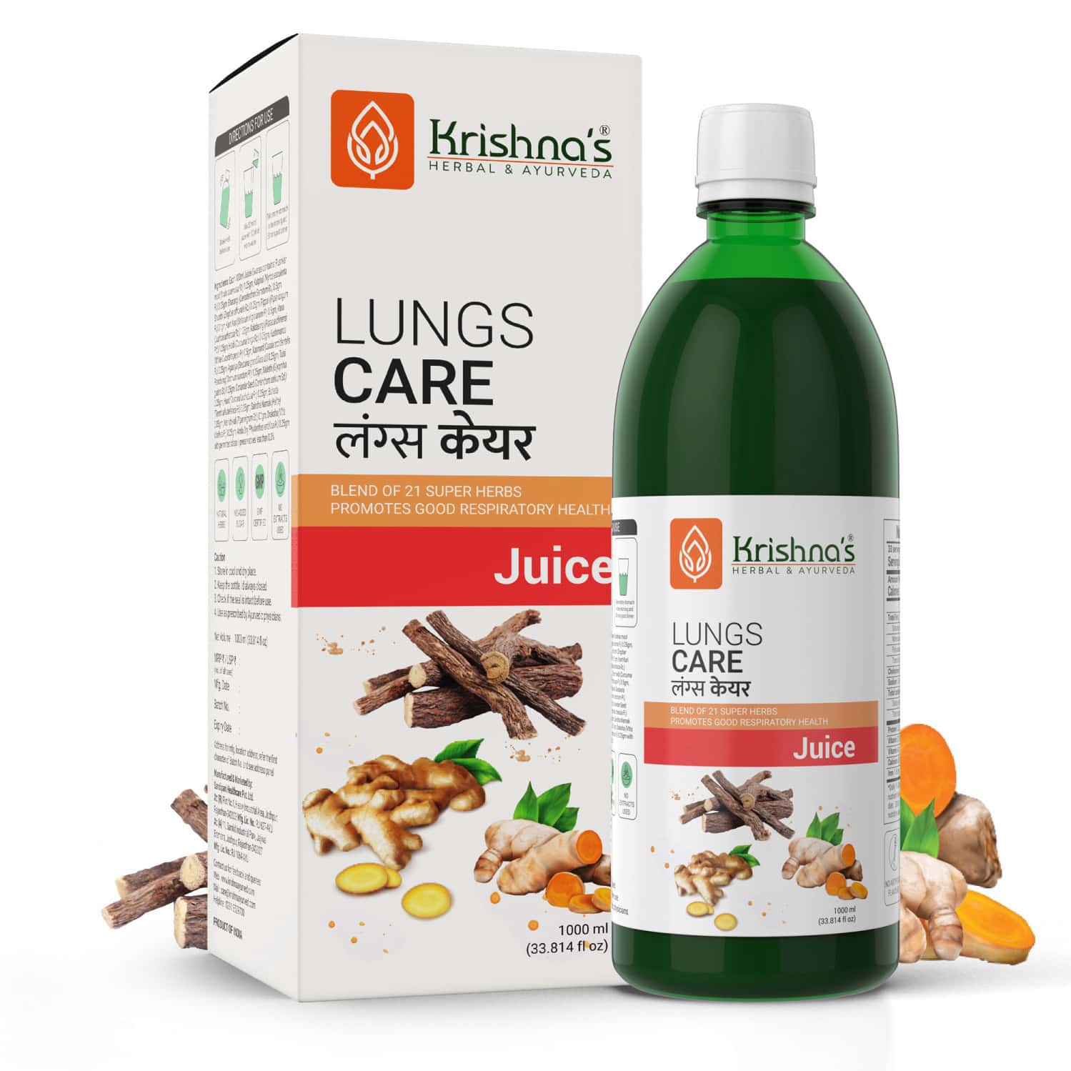 Krishna's Lungs Care Juice 1000 Ml