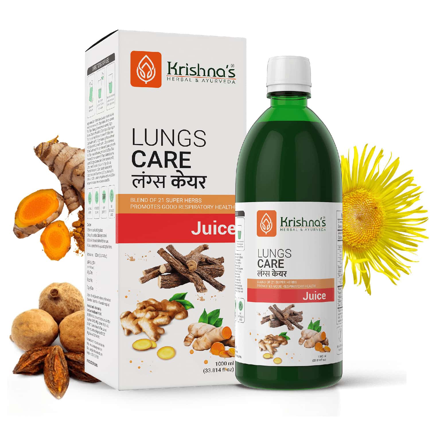 Krishna's Lungs Care Juice 1000 Ml