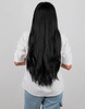 Streak Street 7 Set Clip-In Volumizer Jet Black Hair Extensions