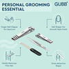 Gubb Nail Care Kit (Finger Nail Clipper | Toe Nail Clipper | Nail File & Flat Tweezer
