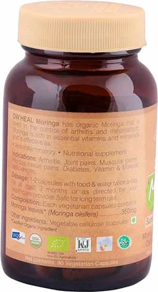 Organic Wellness Owheal Moringa Capsule 90