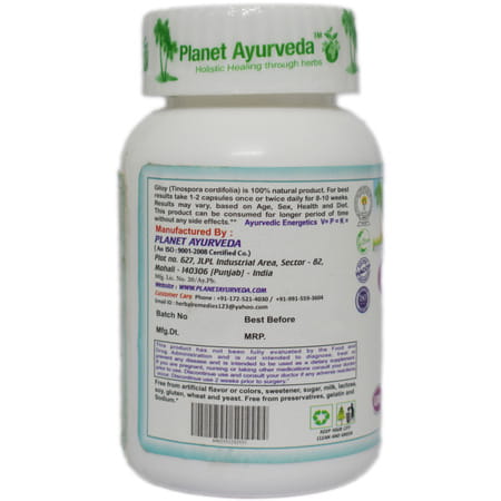 Planet Ayurveda Giloy - 60 Capsules