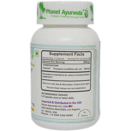 Planet Ayurveda Giloy - 60 Capsules