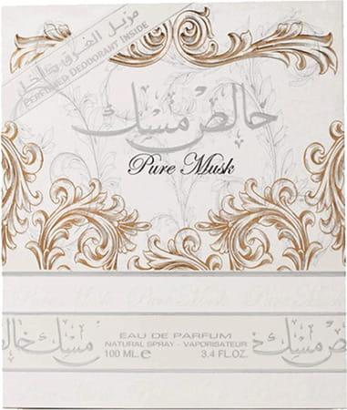 Lattafa Pure Musk Long Lasting Imported Eau De Perfume 100ml