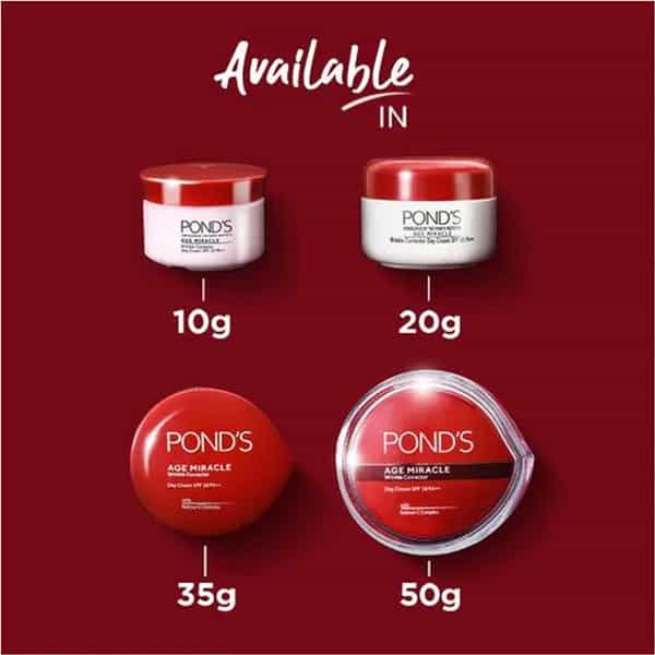 Pond's Age Miracle Wrinkle Corrector Spf 18 Pa++ Day Cream 10 Gm