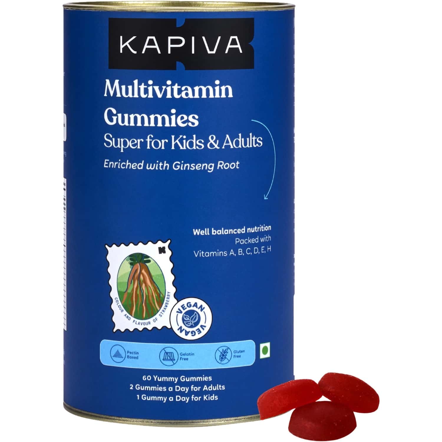 Buy KAPIVA MULTIVITAMIN GUMMIES WITH 15 ESSENTIAL VITAMINS AND MINERALS