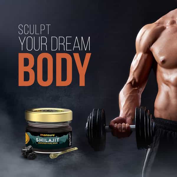 Mansure Shilajit Pure Resin| Vigour Improvement Strength & Stamina For Men 20G