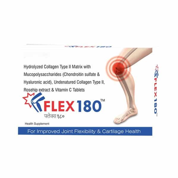 Trexgen Flex180 Type Ii Collagen Rosehip Joint Support Tablets - 30 Tablets