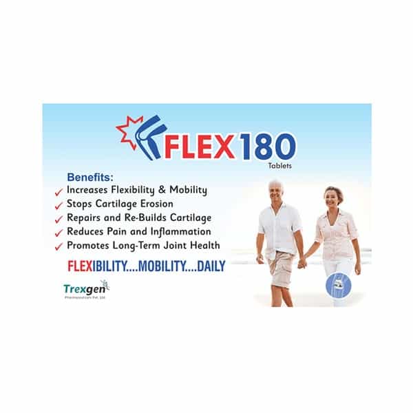 Trexgen Flex180 Type Ii Collagen Rosehip Joint Support Tablets - 30 Tablets