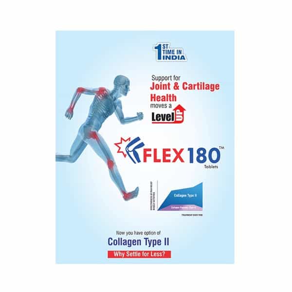 Trexgen Flex180 Type Ii Collagen Rosehip Joint Support Tablets - 30 Tablets