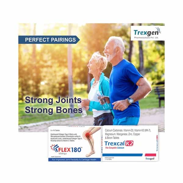 Trexgen Flex180 Type Ii Collagen Rosehip Joint Support Tablets - 30 Tablets