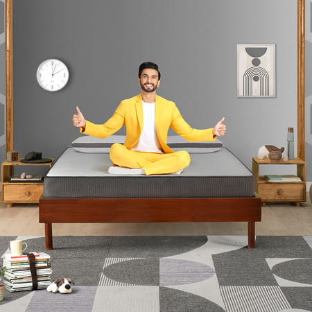 Sleepyhead Flip - Dual Sided High Density Foam Mattress | (78x70x6 Inches | King Size)