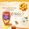 Baidyanath Asli Ayurved Honey Squeezy | No Added Sugar - 800G (400Gx2)