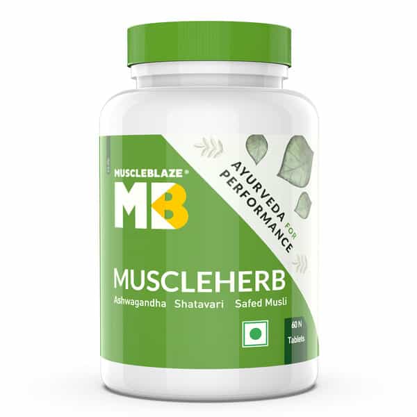 Muscleblaze Ayurveda For Performance- Muscleherb With Ashwagandha (60 Tablets)