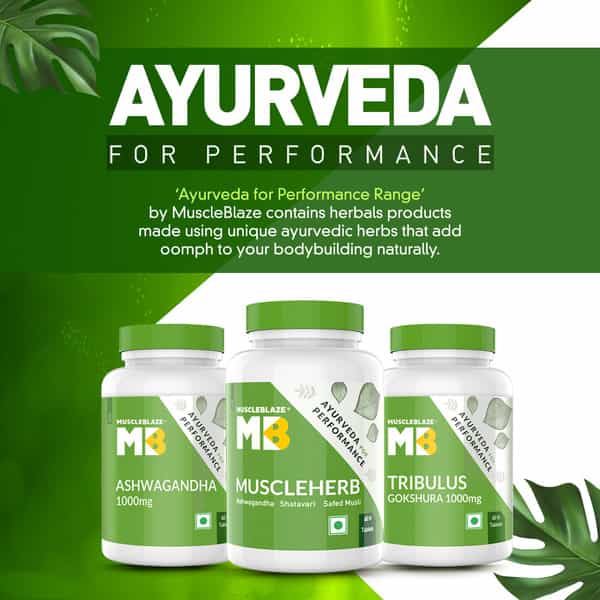 Muscleblaze Ayurveda For Performance- Muscleherb With Ashwagandha (60 Tablets)