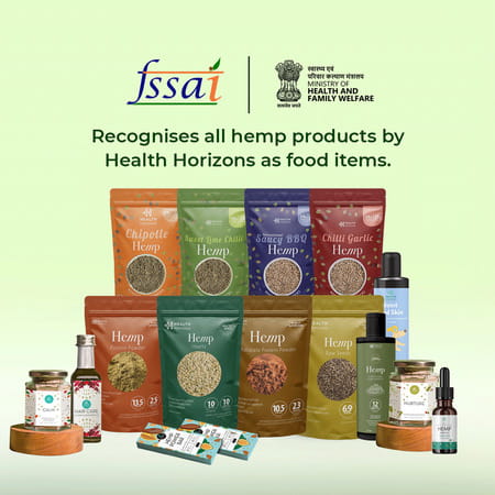Health Horizons Cold Pressed Castor & Hemp Seed Oil|Nourished Hair|Omega 6 & 3|Vitamin A & E - 100ml