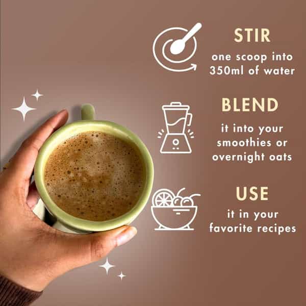 Cosmix No- Nonsense Plant Protein - Chikmagalur Mocha 500G (Pack Of 1)
