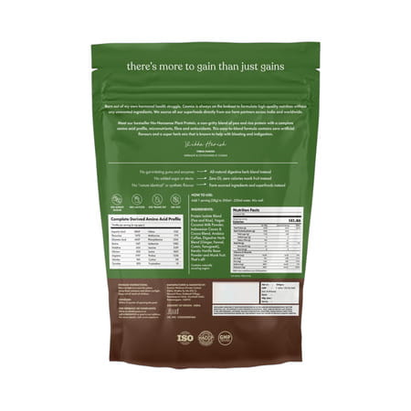 Cosmix No- Nonsense Plant Protein - Chikmagalur Mocha 500g (Pack Of 1)