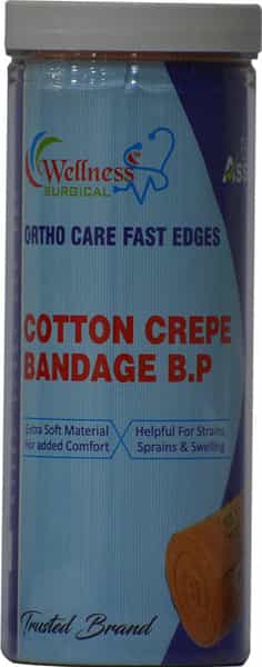 Wellness Surgical Crepe Bandage 15 Cm * 4 Mts