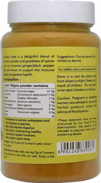Al-Ayurvedic Life Turmeric Latte - 100 Gms Pack Of 4