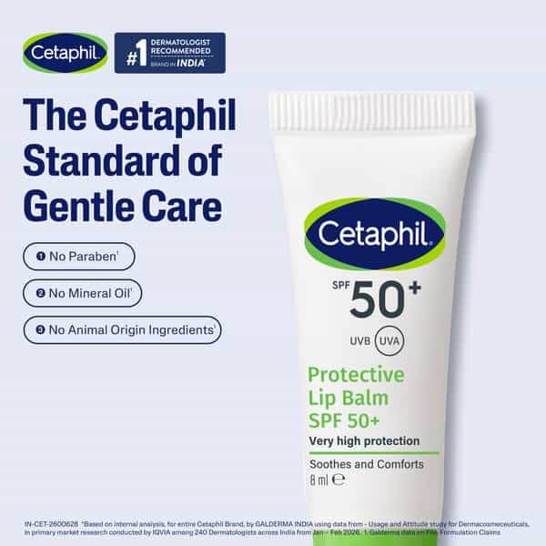 Cetaphil Protective | Lip Balm | Spf 50+| 8 Ml