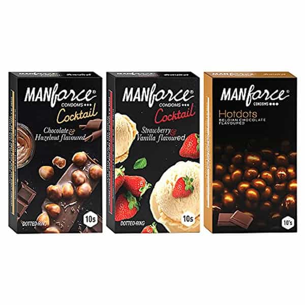Manforce Exotic Premium Condoms Combo(Set Of 3 30 Pcs)