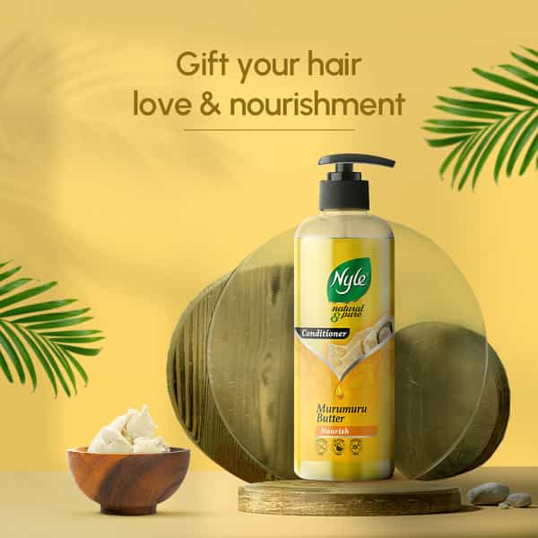 Nyle Natural & Pure Conditioner For Nourished Hair | With Goodness Of Murumuru Butter | 250Ml