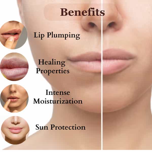 Dermistry Coffee Lip Scrub & Strawberry + Cocoa Butter For Dark Dry Chapped Spf10 Glossy Lip Balm