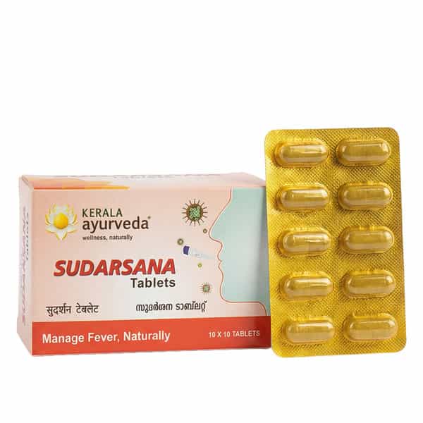 Kerala Ayurveda Sudarsana Fever Tablet | Relieves Viral Infections
