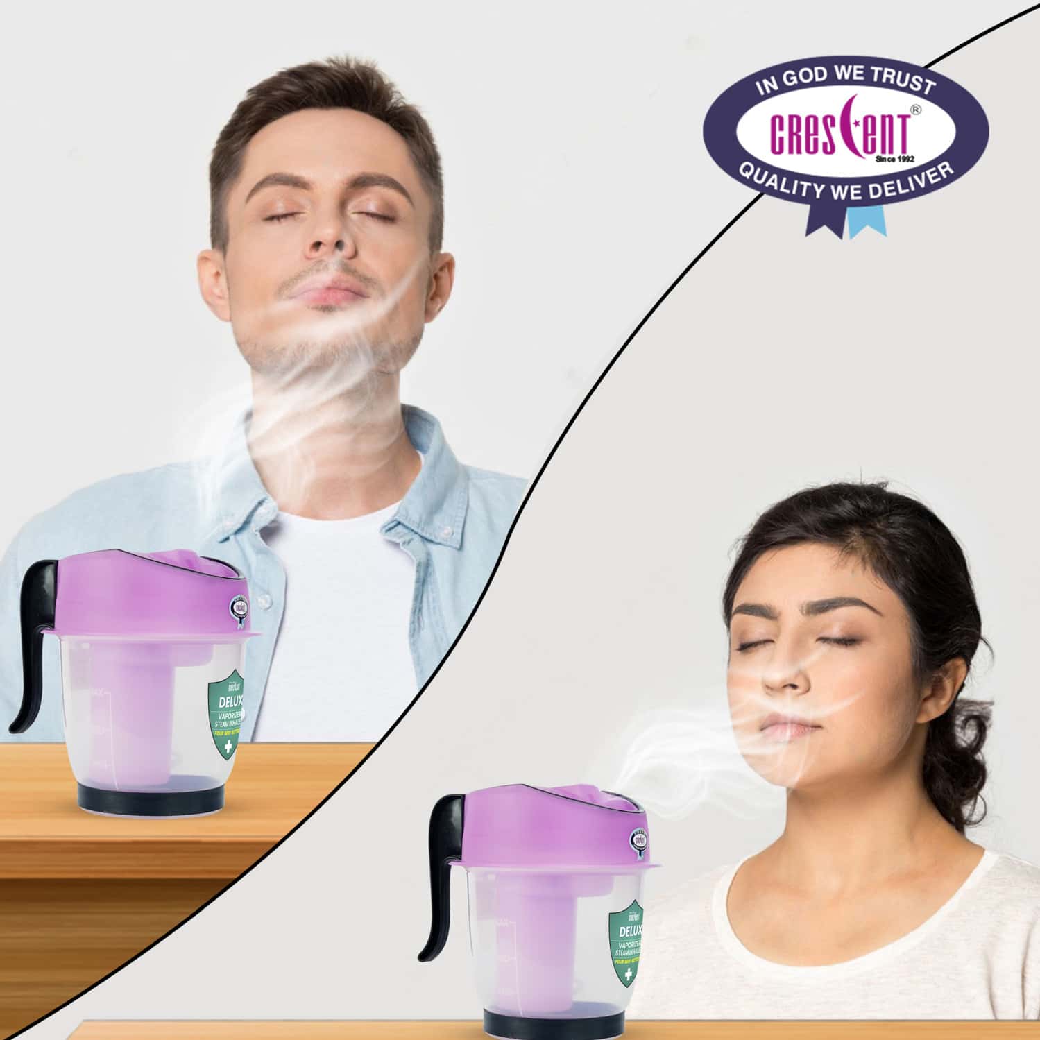 Buy CRESCENT DELUX VAPORIZER STEAMER FOR COLD AND COUGH, ICE GREEN Online & Get Upto 60 OFF at
