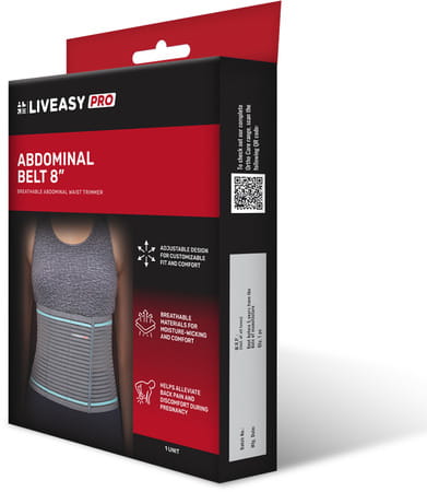 Liveasy Pro Abdominal Belt 8 Size M 1 No'S