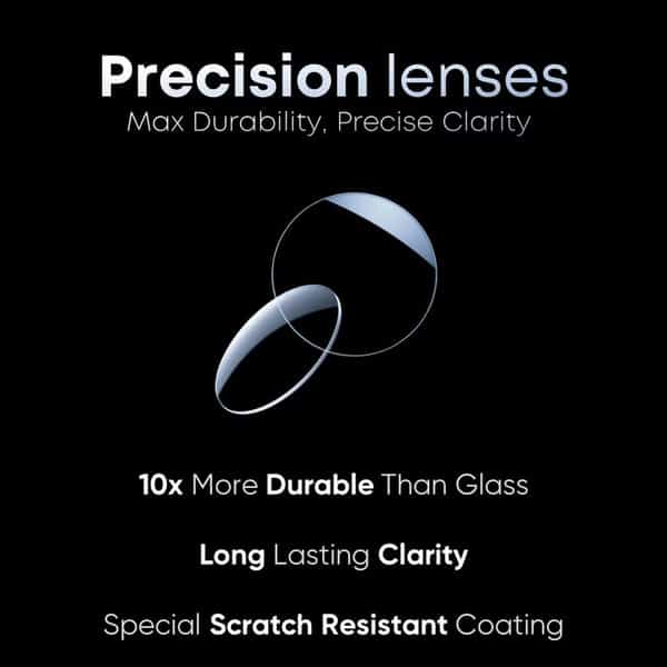 Klar Eye Rectangle Full Rim Reading Glasses Men And Women +0.75 To +3.50+3.25 Power Matte Black