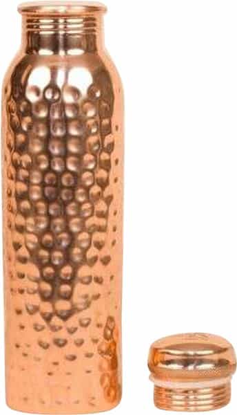 Copper Water Bottles Hammered Size Inv 143 950 Ml