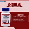 Healthvit Braineed Brahmi & Shankhpushpi Aid In Increasing Memory -60 Capsules